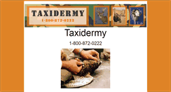 Desktop Screenshot of perfectaxidermy.com