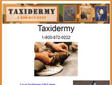 Tablet Screenshot of perfectaxidermy.com
